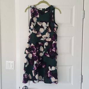 Banana Republic Floral Peplum Dress